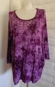 Plus Size 5XWP Purple LIZ & ME Tie-Dye Slinky Trav