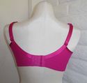 38D BRA  BRIGHT BERRY PINK SERENADA LACE TRIM COTT