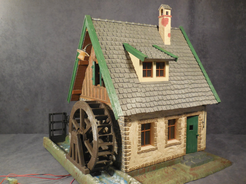 G Scale Pola LGB Built MILL with WATER WHEEL & Electric Motor MOTORIZED ...