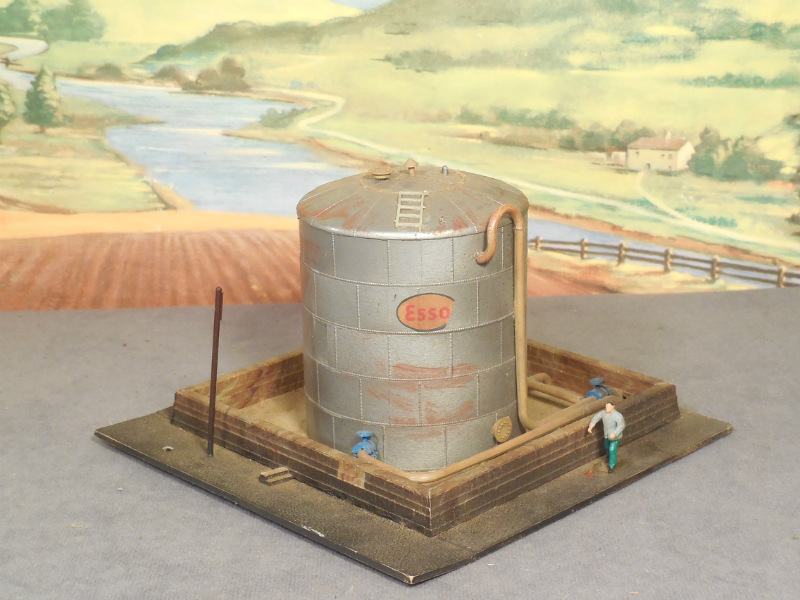 Ho Scale Model Train Building Fuel Storage Tanks For Esso Gas Or Oil By ...