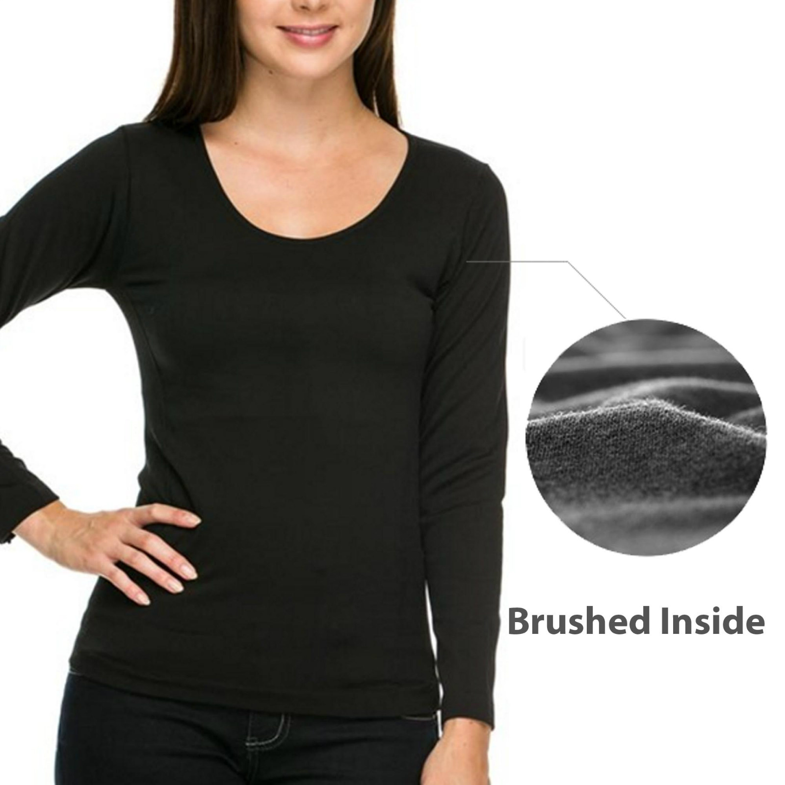 women's fleece lined long sleeve shirts