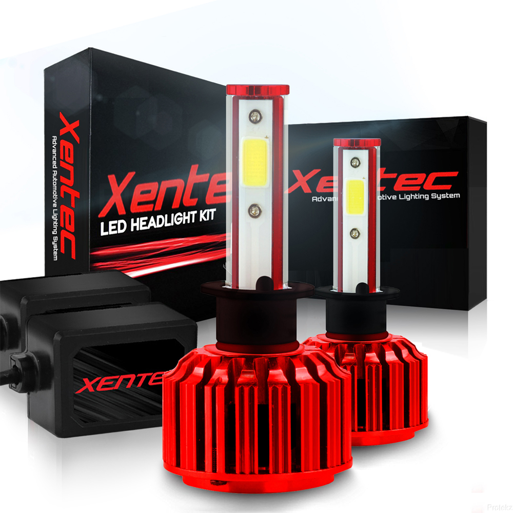 Protekz LED Light Bulb Kit 6000K 400W 60000LM H1 H4 H7 H10 H11 9006 9007 880 901