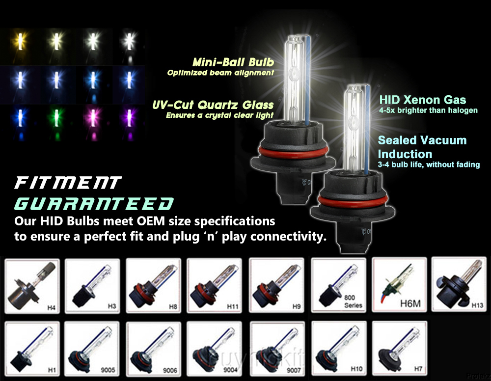 Two HID Kit 's Replacement Bulbs Xentec Xenon Headlight Fog Light