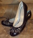 Madeline Stuart Bella Blk Patent Retro Pump US 7.5