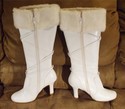 Wild Rose Conan09 Fur Trim Snow White Boots 7.5-NE