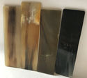 4 Real Ox Horn Plates Knife Scales Door Handles In