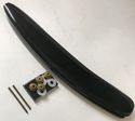 Buffalo Horn Straight Razor Scales 3/4”-1” Bla