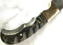 Damascus Steel Fixed Blade Knife Micarta Handles B