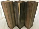 3 Blu Mahoe Legno 2x2x8 Turchia Scatola Chiamate A