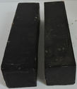 Two African Blackwood Granadilla Wood Blanks 1.75x