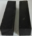 Two African Blackwood Granadilla Wood Blanks 1.75x