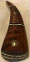 Snakewood Dritto Rasoio Bilance Ottone Placcato In