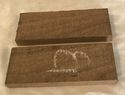 2 Knife Scales Indian Laurel Wood Knife Door Handl