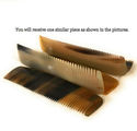 Dovo Natural Horn Beard & Mustache Grooming Comb F