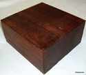 Eins Bolivianischer Rosewood Leer 6x6x3 Holdrehung