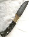 Damascus Steel Fixed Blade Knife Micarta Handles B