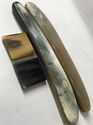 2 Ox Horn Dovo Style Straight Razor Handles 5/8-1 