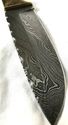 Damascus Steel Fixed Blade Knife Micarta Handles B