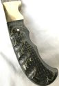 Damascus Steel Fixed Blade Knife Micarta Handles B