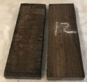 1 Pair Knife Scales Gabon Ebony Wood Knife Door Ha