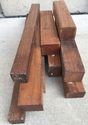 9 Pièces Lot Burma Teck Bois Bateau Bâtiment Mai