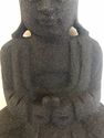 Black Sand Coated Avalokitesvara Buddha Sculpture 