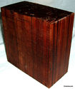 Eins Bolivianischer Rosewood Leer 6x6x3 Holdrehung