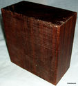 Eins Bolivianischer Rosewood Leer 6x6x3 Holdrehung