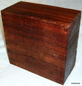 Eins Bolivianischer Rosewood Leer 6x6x3 Holdrehung