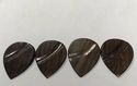 4 Pack Exotic Indian Rosewood Guitar Picks For Aco