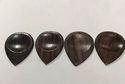 4 Pack Exotic Indian Rosewood Guitar Picks For Aco