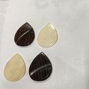 4 Pack Camel Bone & Indian Rosewood Guitar Picks A