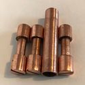 Knife Handle 3 Corby Copper Rivets 5/16 & 1 Lanyar