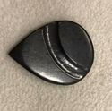 Exotic Wood Ebony Guitar Pick With Thumb & Finger 