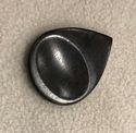 Exotic Wood Ebony Guitar Pick With Thumb & Finger 