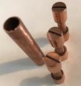 Knife Handle 3 Corby Copper Rivets 5/16 & 1 Lanyar