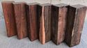 6 Cocobolo Lumber 5x1.5x1 Woodworking Knife Handle