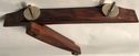 East Indian Rosewood Harmony Archtop Guitar Bridge