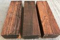 3 Cocobolo Wood 5x1.5x1 Woodworking Knife Handles 