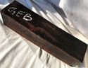 Gabon Ebony Hardwood 3x3x12 Knife Handles Turkey C