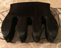 3/4 Upright Bass Double Ebony Bass Mute 4 Prong Up