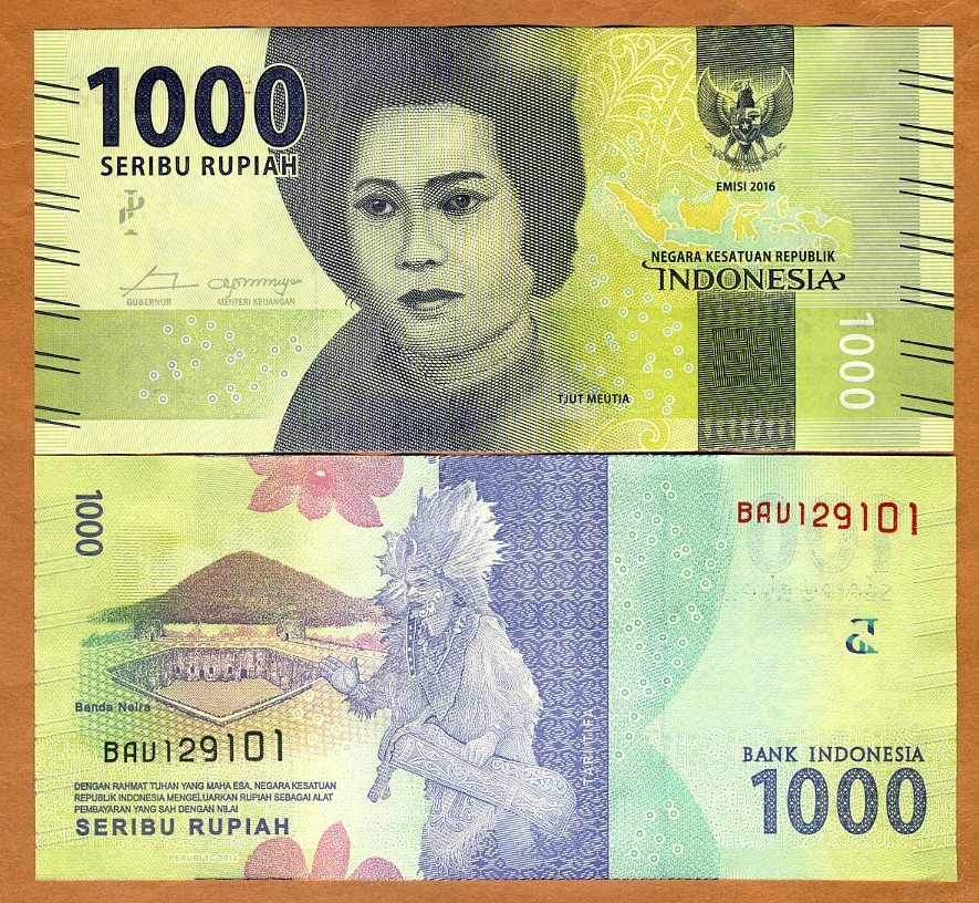 Indonesia 1000 Rupiah 2016 P 154a Redesigned Unc Ebay Rupiah 2016 P 154a Redesigned Unc