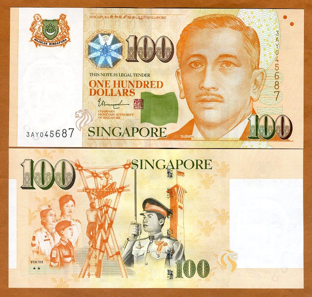 Singapore, 100 Dollars, ND (2018), P-50-New, UNC 2 Solid Stars | eBay