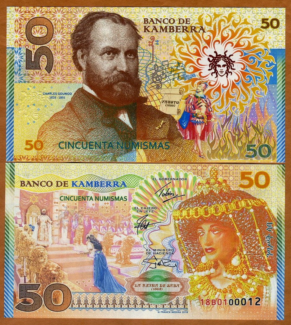 Kamberra 2013 50 Numismas UNC /> Commemorative /> Exotic