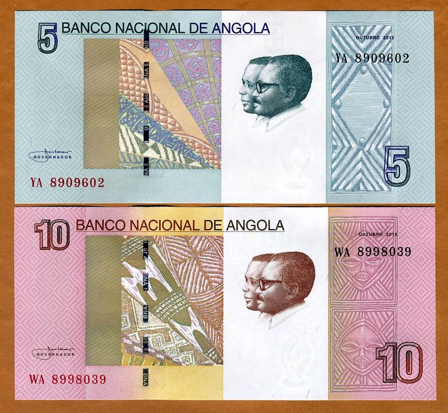 Angola 2012 2017 P-New 5 Kwanzas UNC /> Ruacana Falls