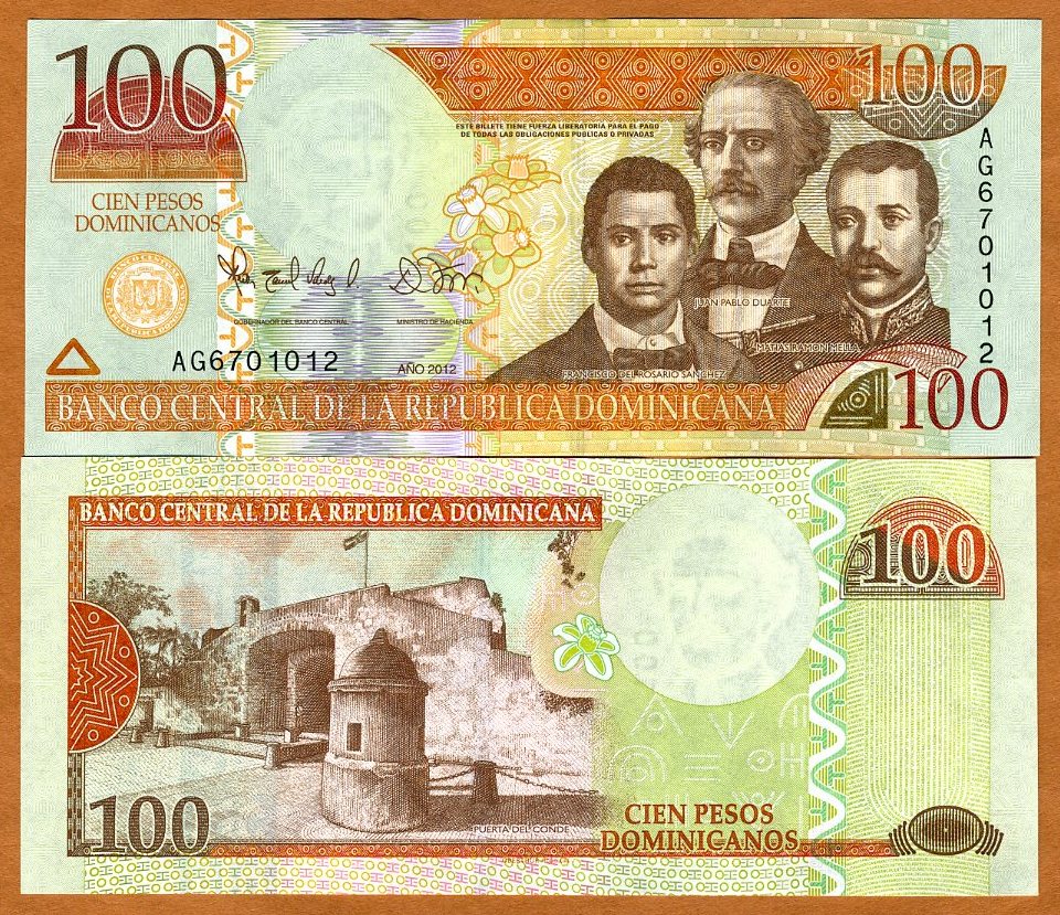 UNC 50 Pesos Dominicanos Dominican Republic 2012 P-183c