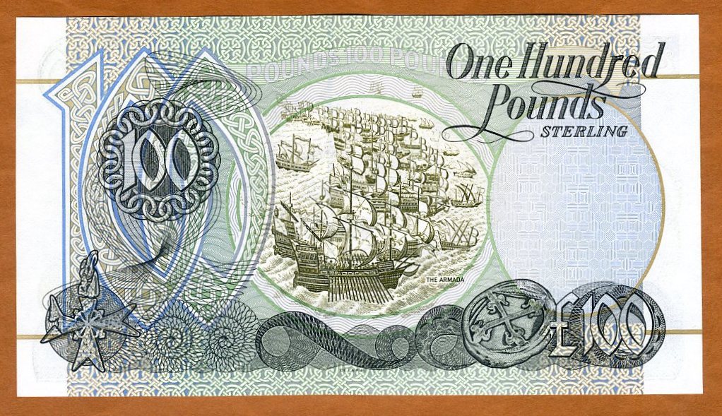 Ireland Northern, First Trust Bank, 100 pounds, 1998, P-139b, UNC