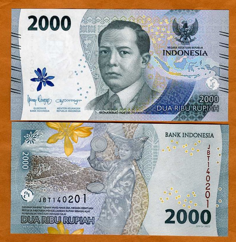 Indonesia 20000 Rupiah 2022 P 166 New UNC Banknote