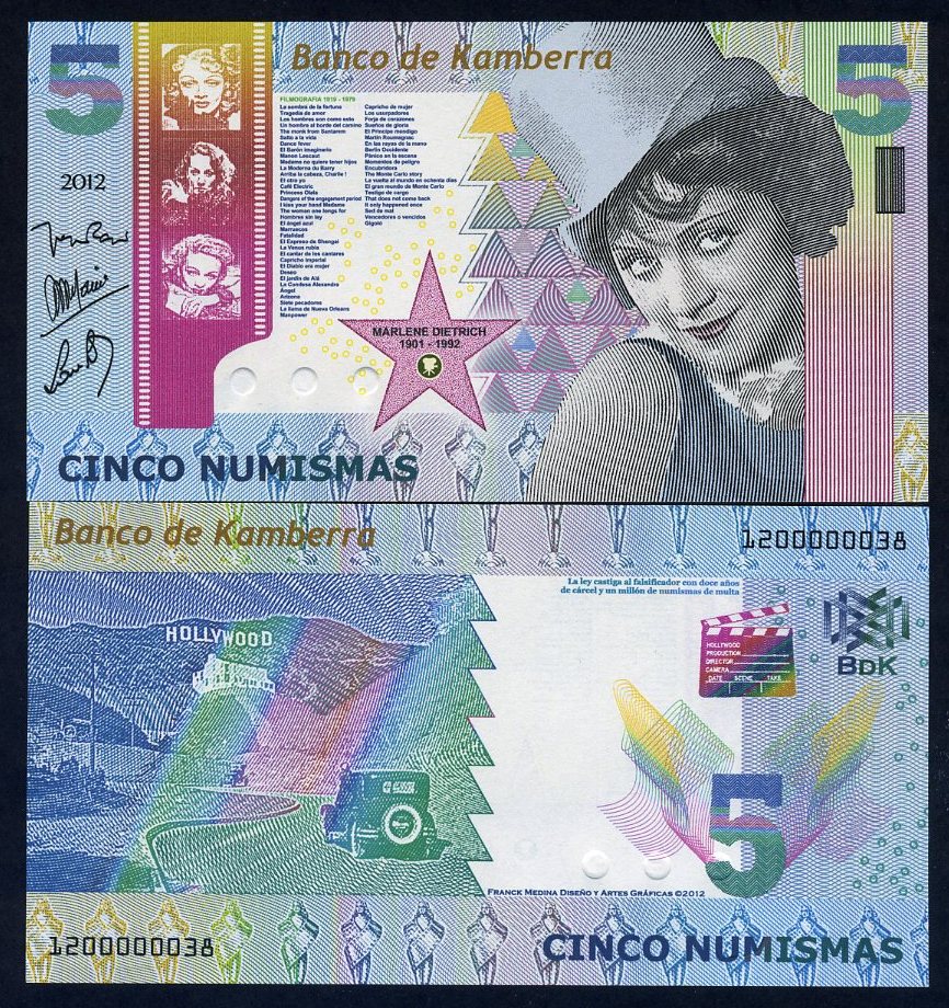 2014 UNC Franz Liszt Kamberra Kingdom 5 Numismas