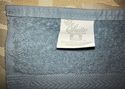 ONE VINTAGE LIGHT BLUE TERRY CLOTH GUEST HAND TOWE